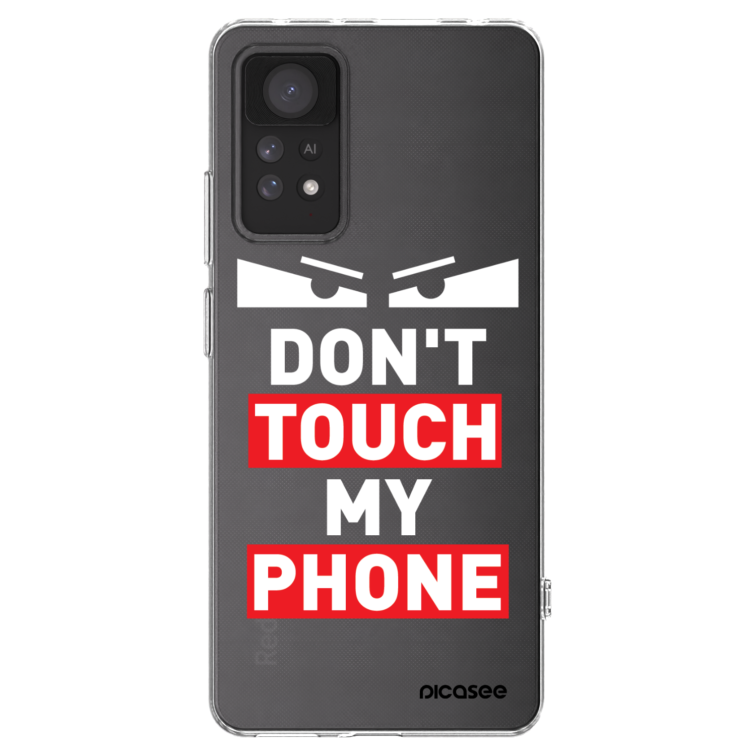 Picasee Xiaomi Redmi Note 11 Pro Hülle - Transparentes Silikon - Shadow Eye - Transparent