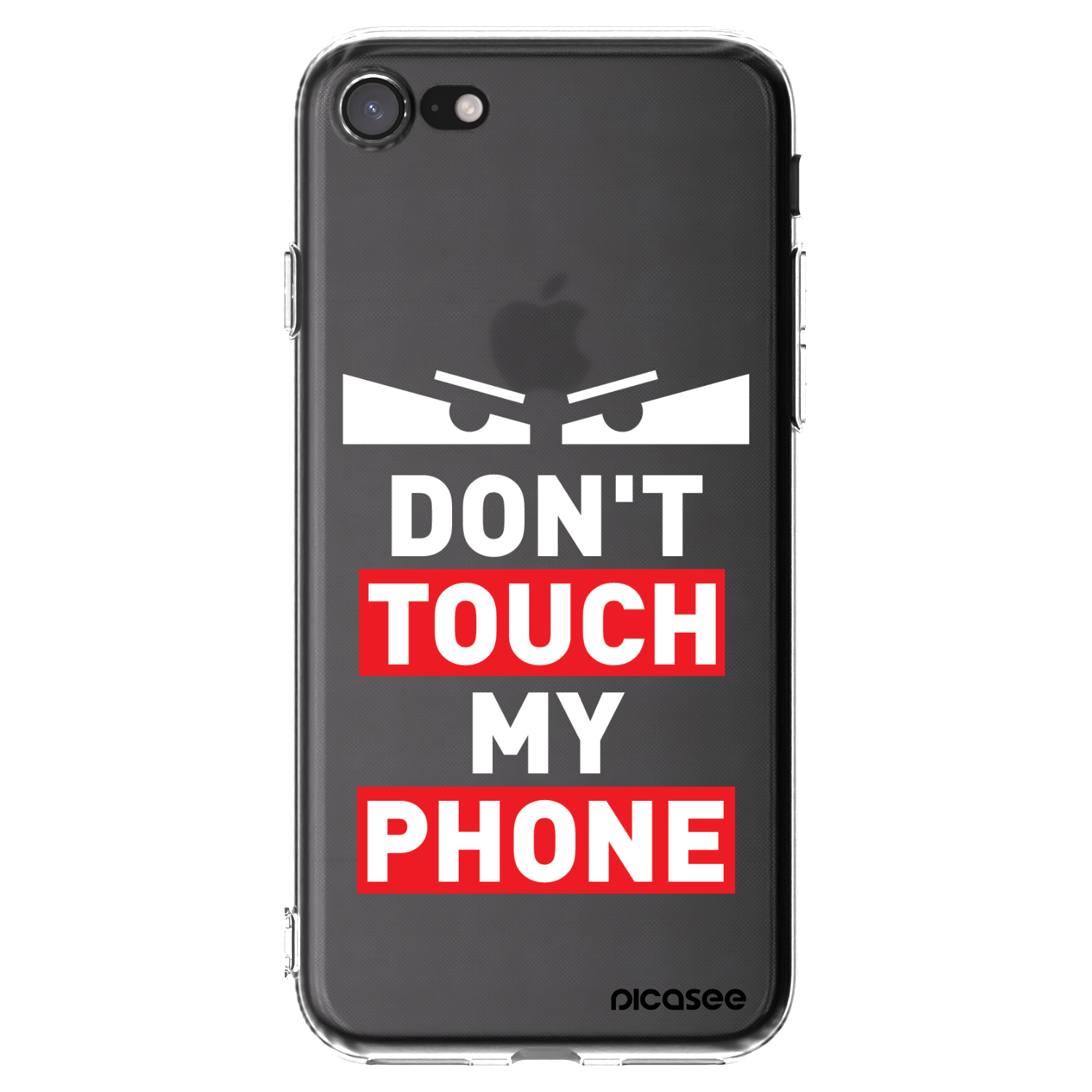 Picasee Apple iPhone SE 2022 Hülle - Transparentes Silikon - Shadow Eye - Transparent