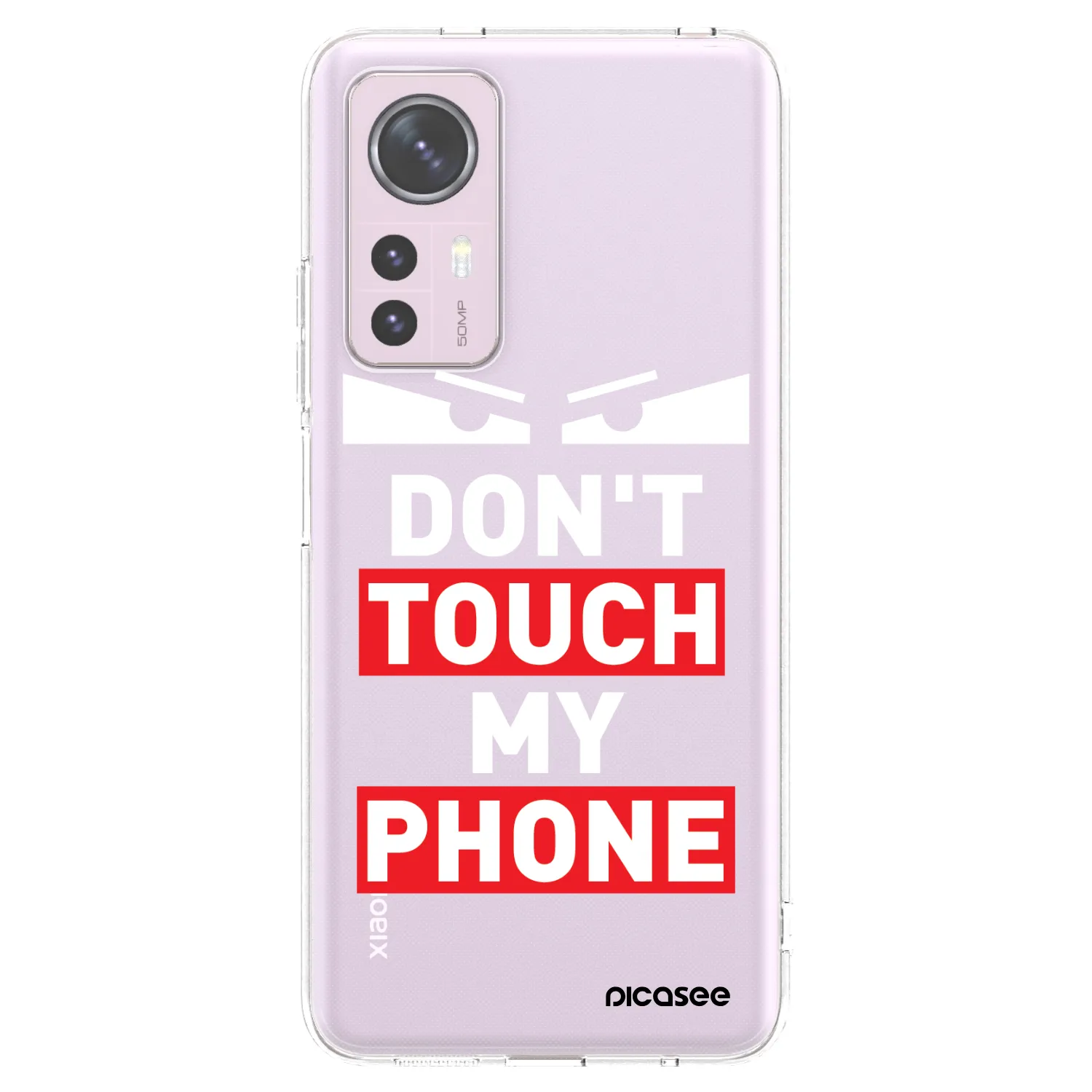 Picasee Xiaomi 12 Hülle - Transparentes Silikon - Shadow Eye - Transparent