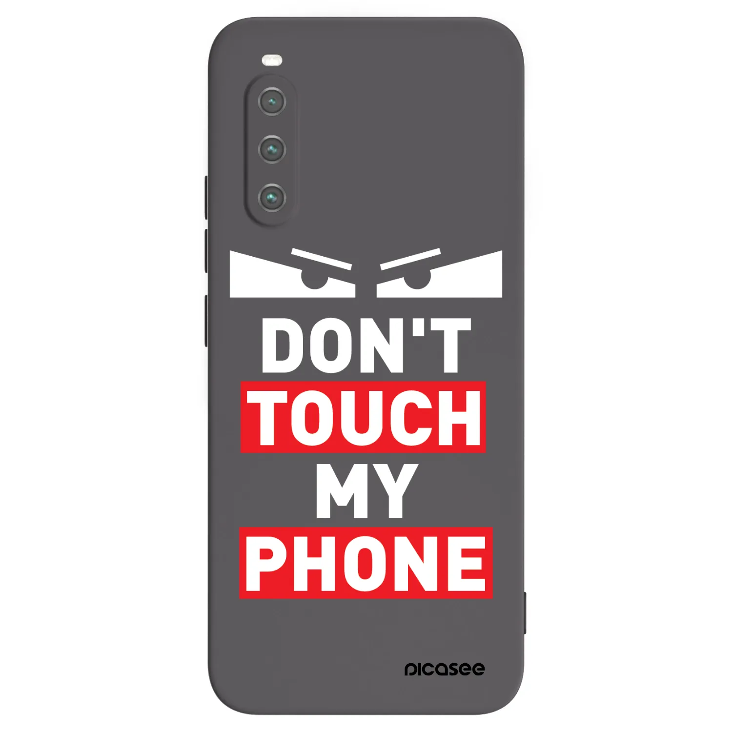 Picasee Sony Xperia 10 IV 5G Hülle - Schwarzes Silikon - Shadow Eye - Transparent