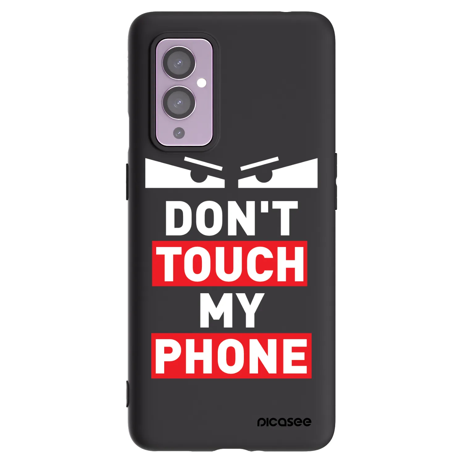 Picasee OnePlus 9 Hülle - Schwarzes Silikon - Shadow Eye - Transparent