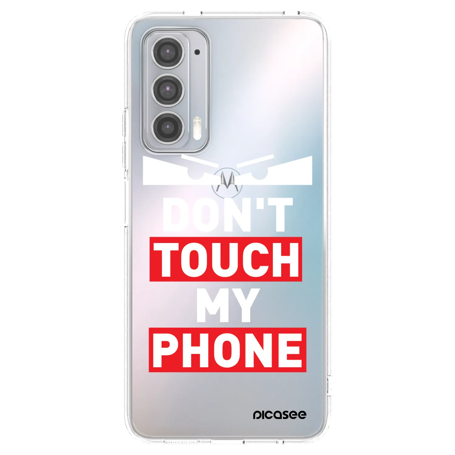 Picasee Motorola Edge 20 Hülle - Transparentes Silikon - Shadow Eye - Transparent