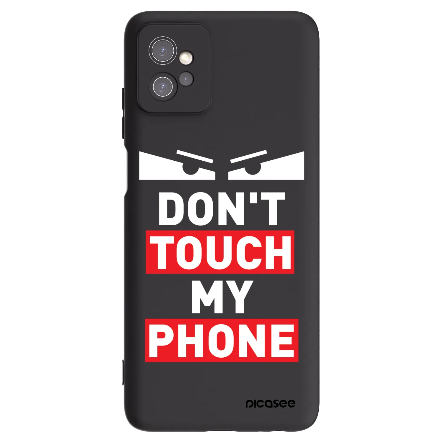 Picasee Motorola Moto G32 Hülle - Schwarzes Silikon - Shadow Eye - Transparent