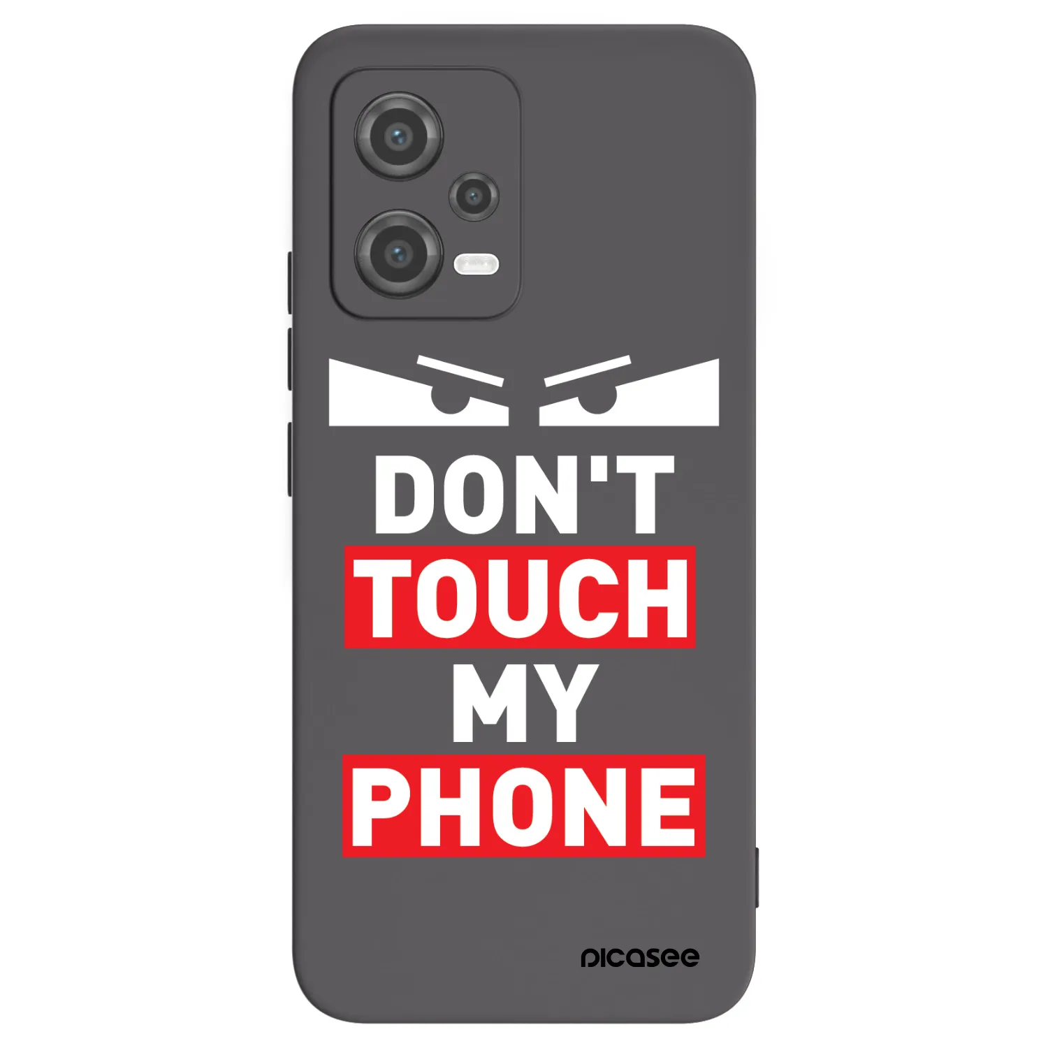 Picasee Xiaomi Poco X5 Hülle - Schwarzes Silikon - Shadow Eye - Transparent