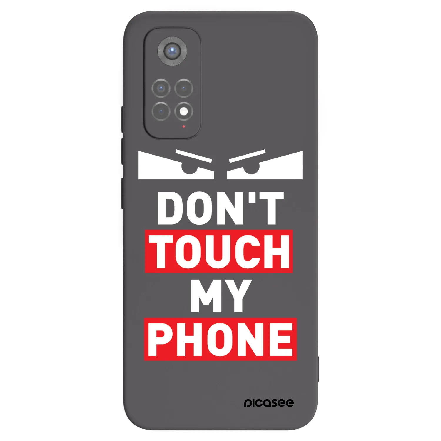 Picasee Xiaomi Redmi Note 11S 5G Hülle - Schwarzes Silikon - Shadow Eye - Transparent