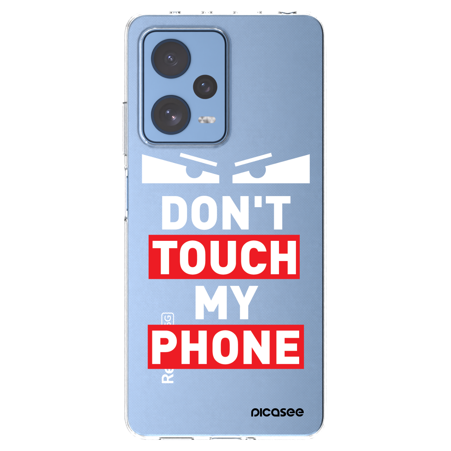 Picasee Xiaomi Redmi Note 12 Pro 5G Hülle - Transparentes Silikon - Shadow Eye - Transparent