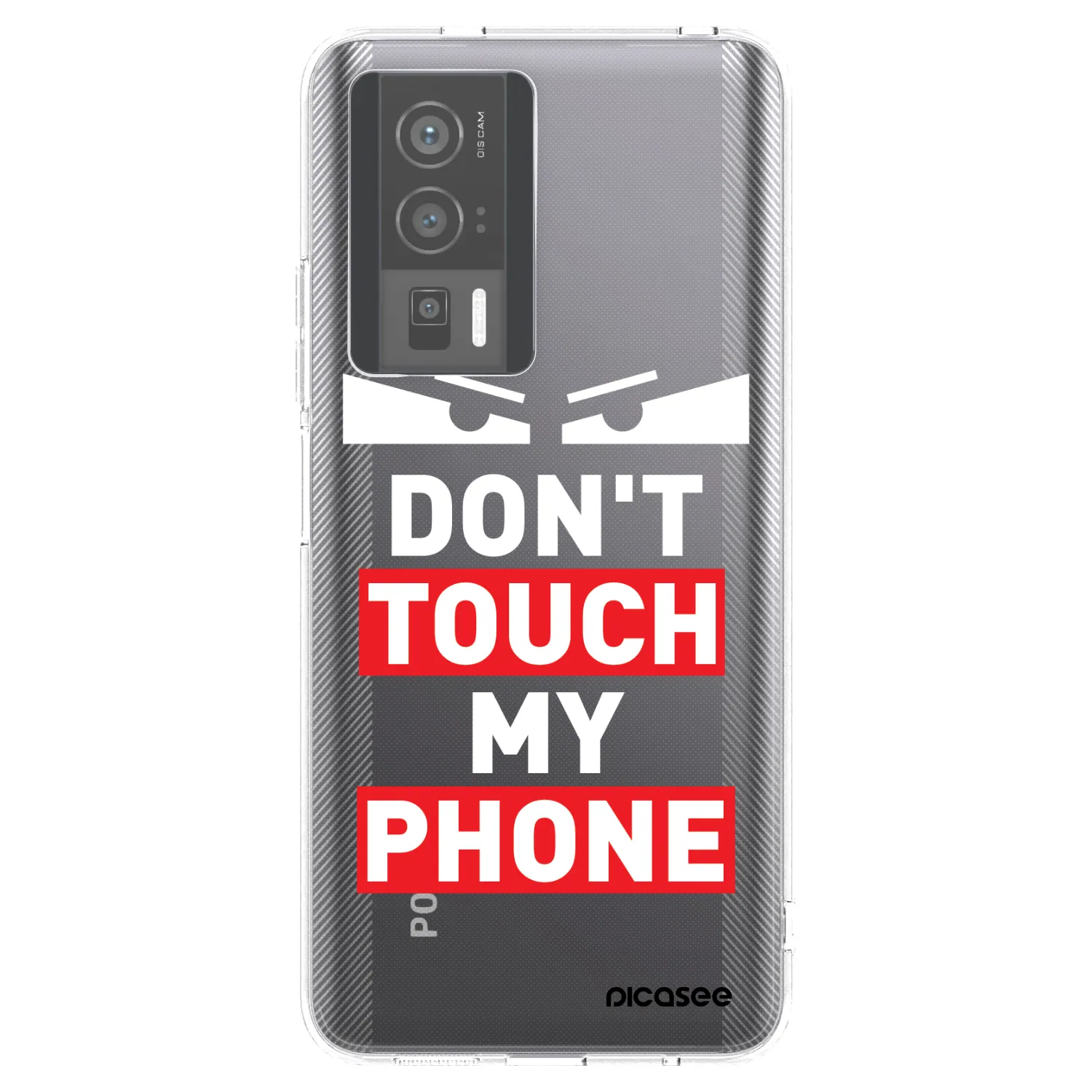 Picasee Xiaomi Poco F5 Pro 5G Hülle - Transparentes Silikon - Shadow Eye - Transparent