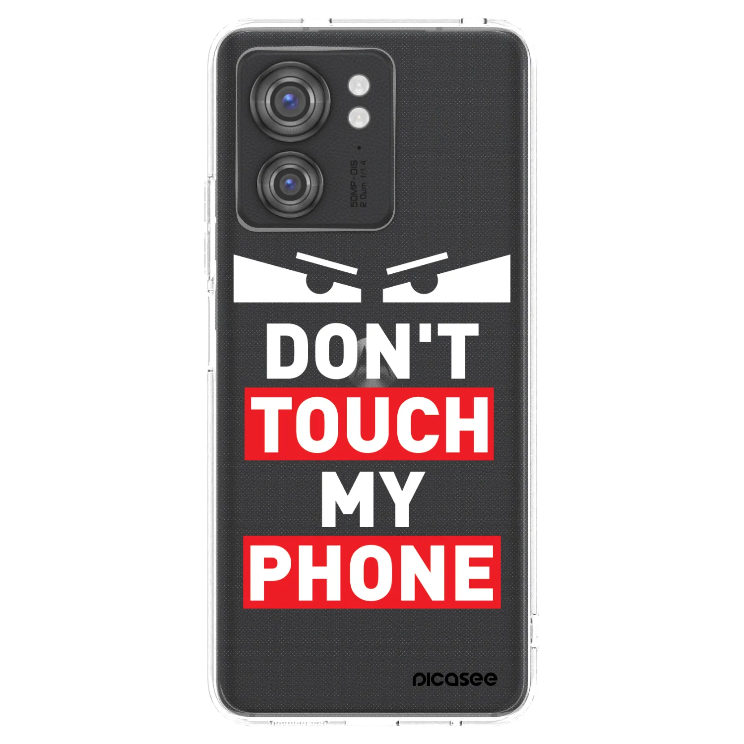 Picasee Motorola Edge 40 Hülle - Transparentes Silikon - Shadow Eye - Transparent