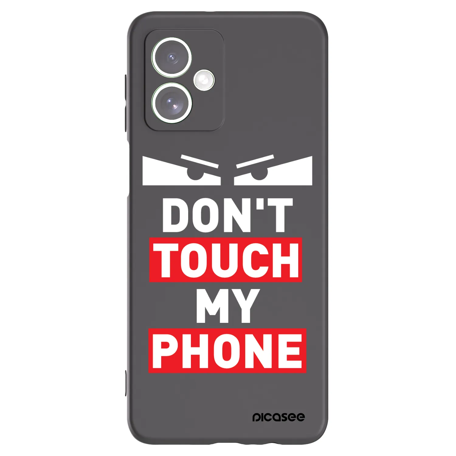 Picasee Motorola Moto G54 5G Hülle - Schwarzes Silikon - Shadow Eye - Transparent