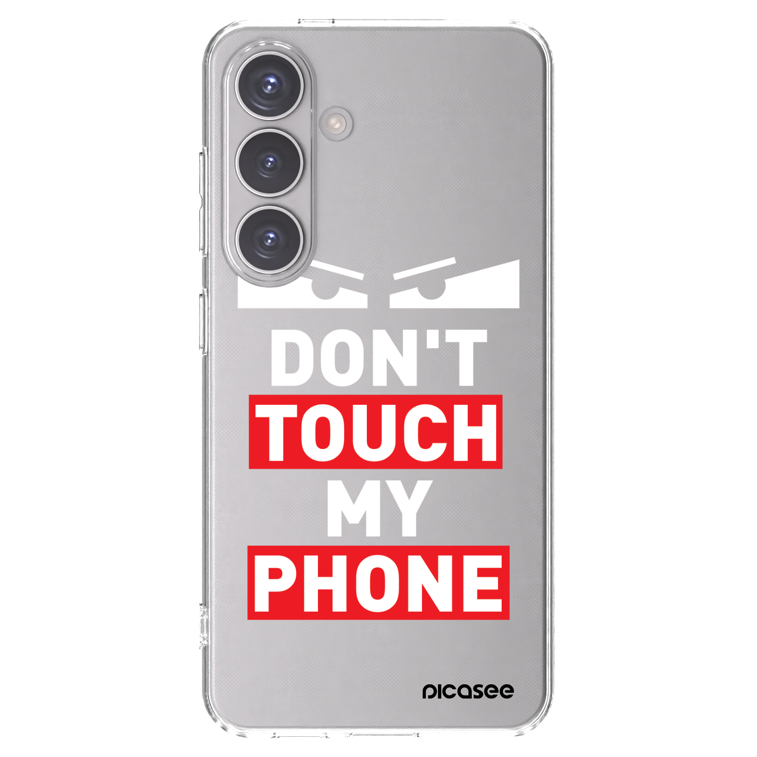 Picasee Samsung Galaxy S24 S921B 5G Hülle - Transparentes Silikon - Shadow Eye - Transparent