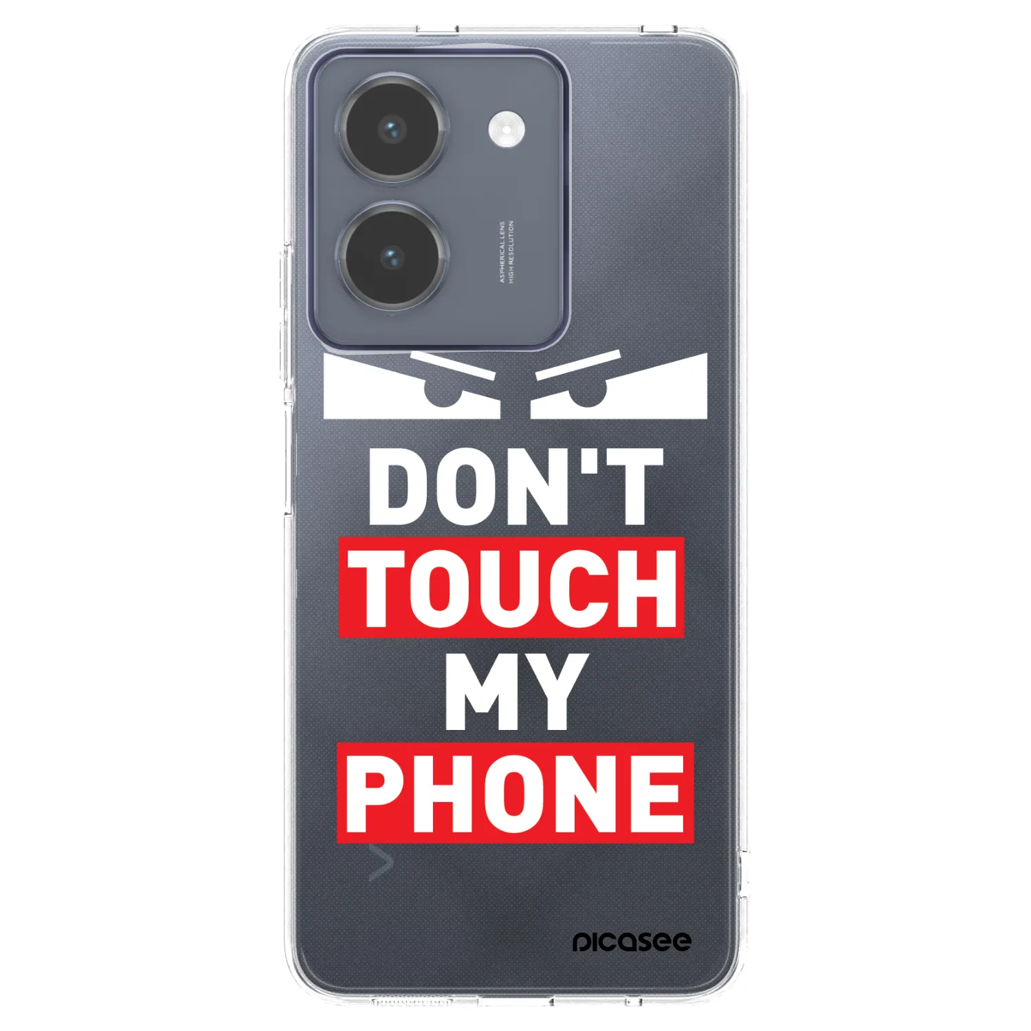 Picasee Vivo Y36 4G Hülle - Transparentes Silikon - Shadow Eye - Transparent