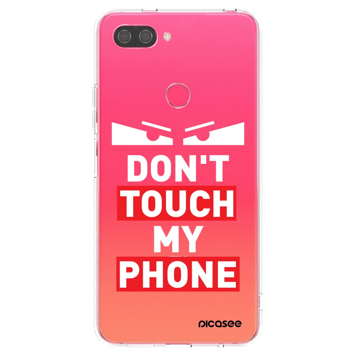 Picasee Xiaomi Mi 8 Lite Hülle - Transparentes Silikon - Shadow Eye - Transparent