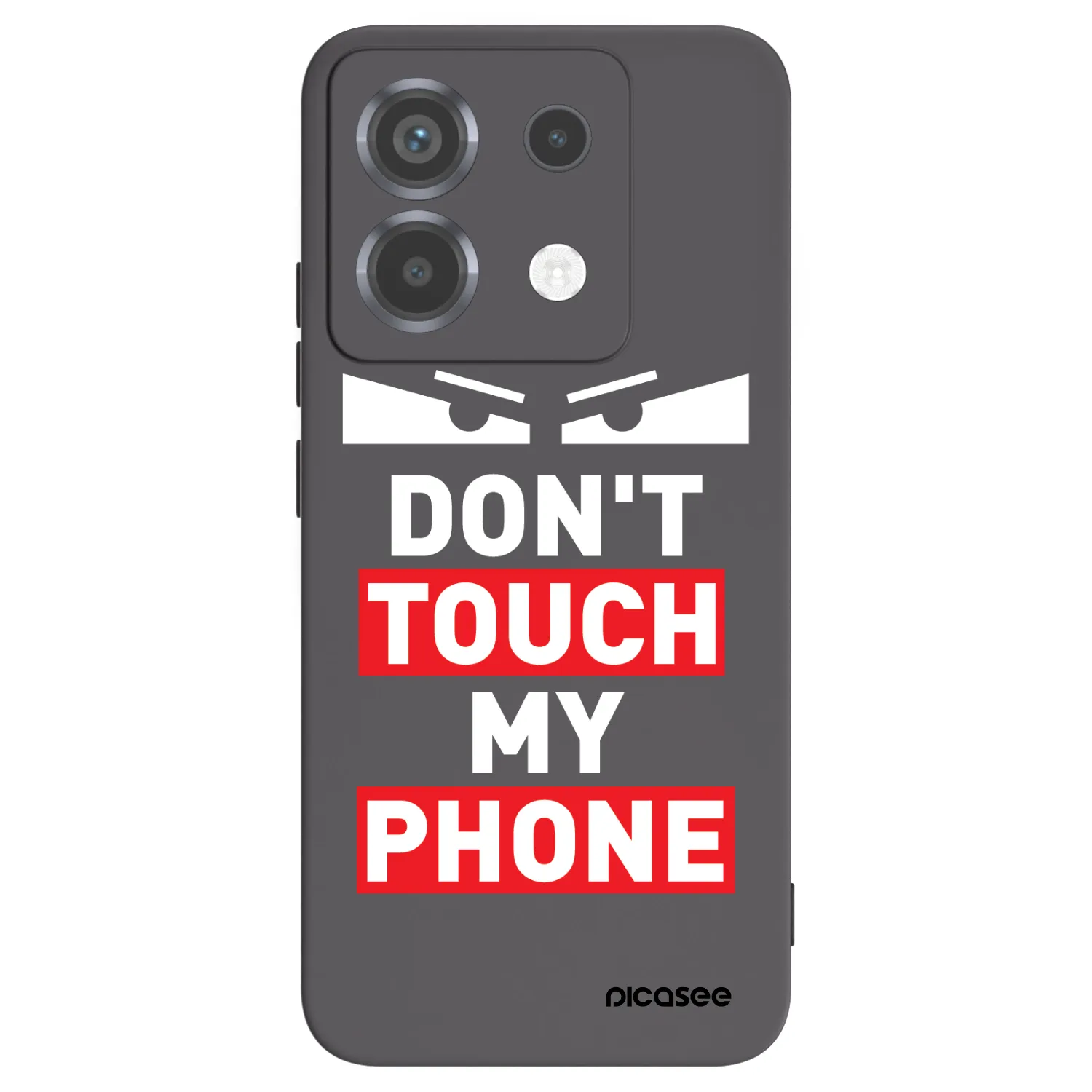 Picasee Xiaomi Poco X6 Hülle - Schwarzes Silikon - Shadow Eye - Transparent