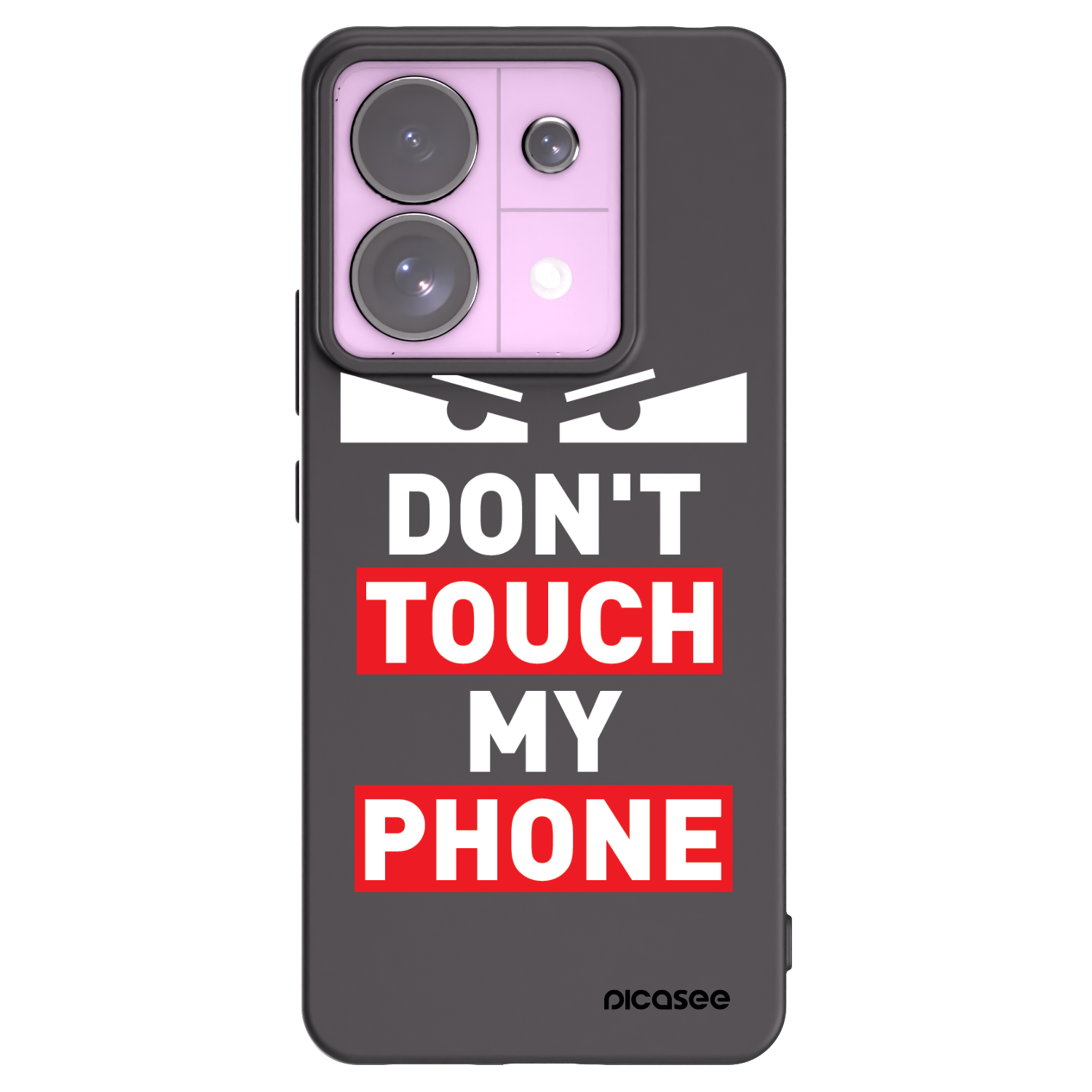 Picasee Xiaomi Redmi Note 13 Pro 5G Hülle - Schwarzes Silikon - Shadow Eye - Transparent