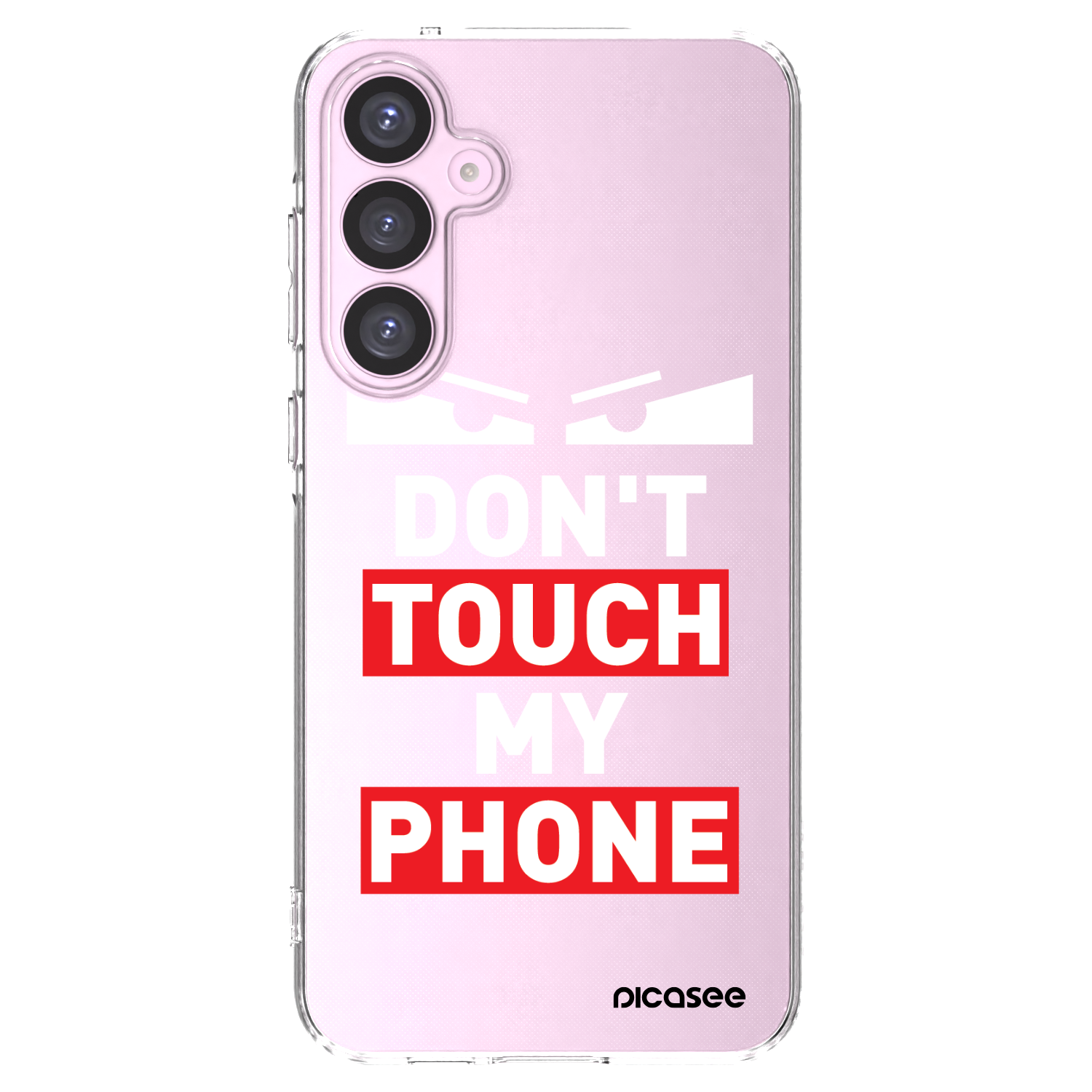 Picasee Samsung Galaxy A55 5G A556B Hülle - Transparentes Silikon - Shadow Eye - Transparent