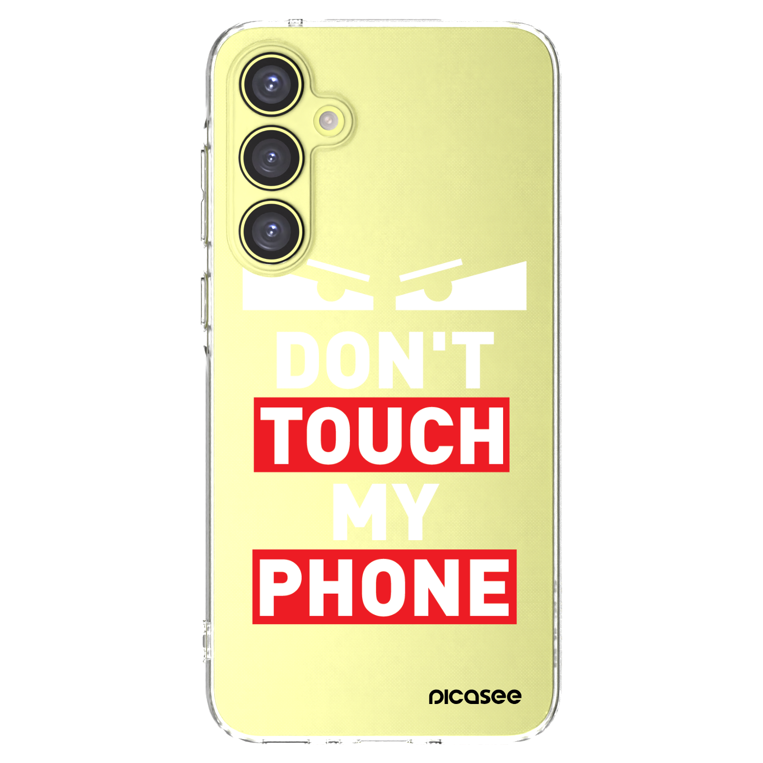 Picasee Samsung Galaxy A35 5G A356B Hülle - Transparentes Silikon - Shadow Eye - Transparent