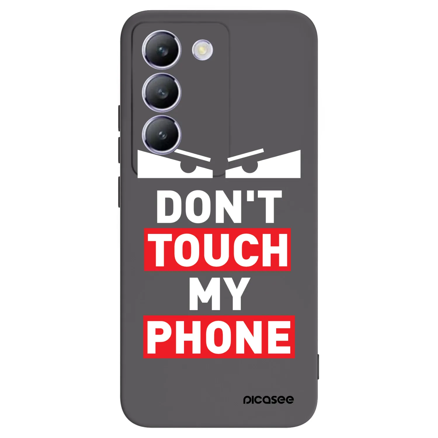 Picasee Vivo V40 SE 5G Hülle - Schwarzes Silikon - Shadow Eye - Transparent