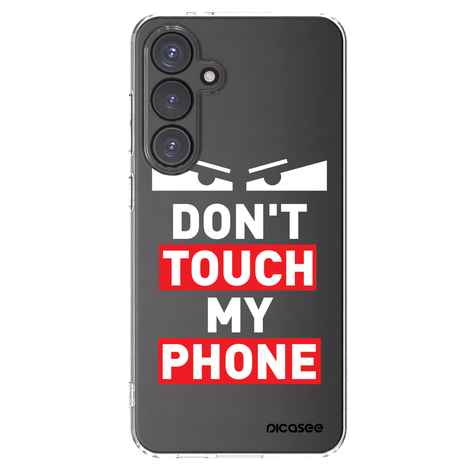 Picasee Samsung Galaxy S24 FE S721B Hülle - Transparentes Silikon - Shadow Eye - Transparent