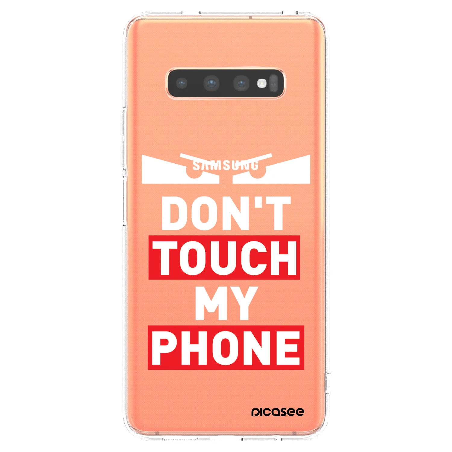 Picasee Samsung Galaxy S10 Plus G975 Hülle - Transparentes Silikon - Shadow Eye - Transparent