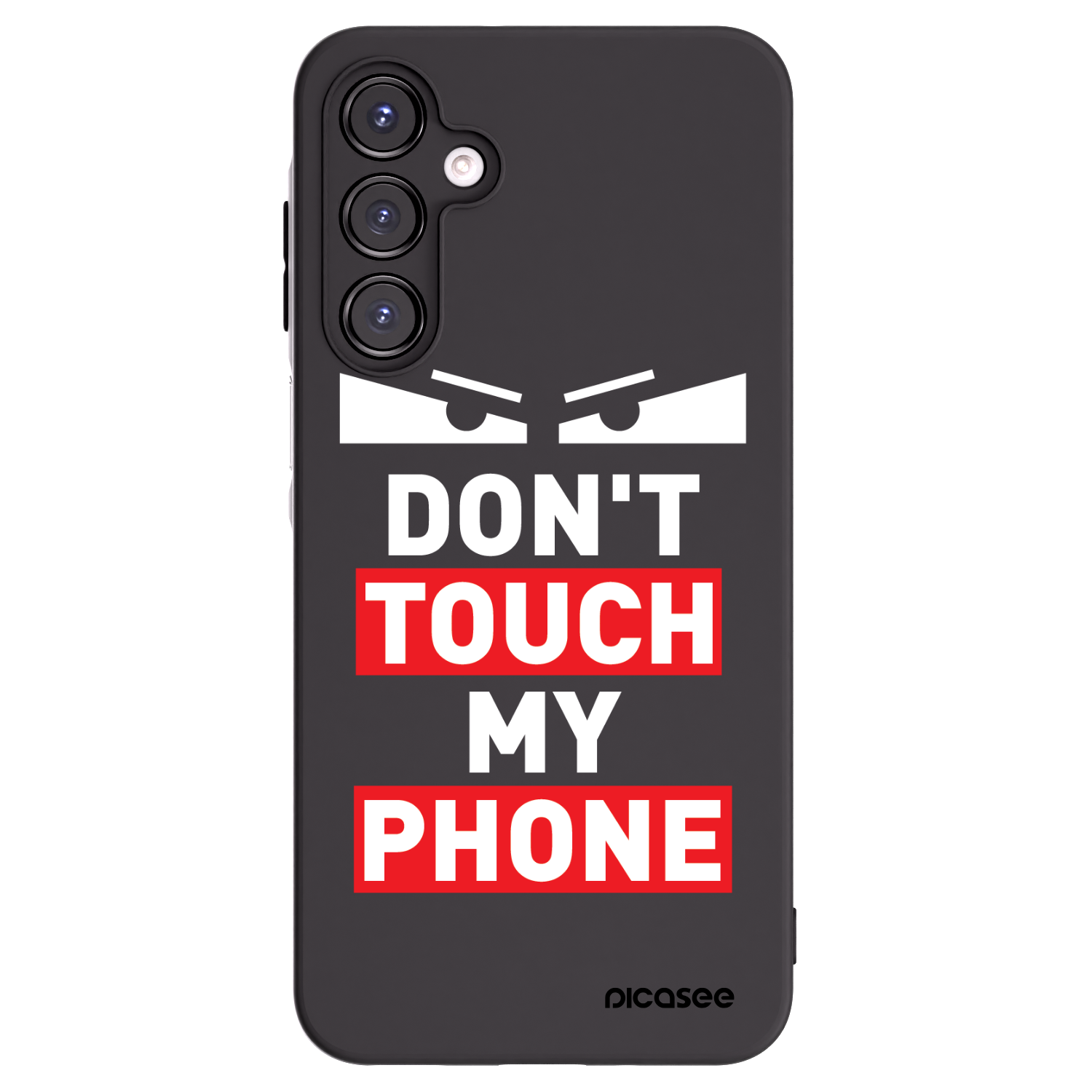 Picasee Samsung Galaxy A16 5G Hülle - Schwarzes Silikon - Shadow Eye - Transparent