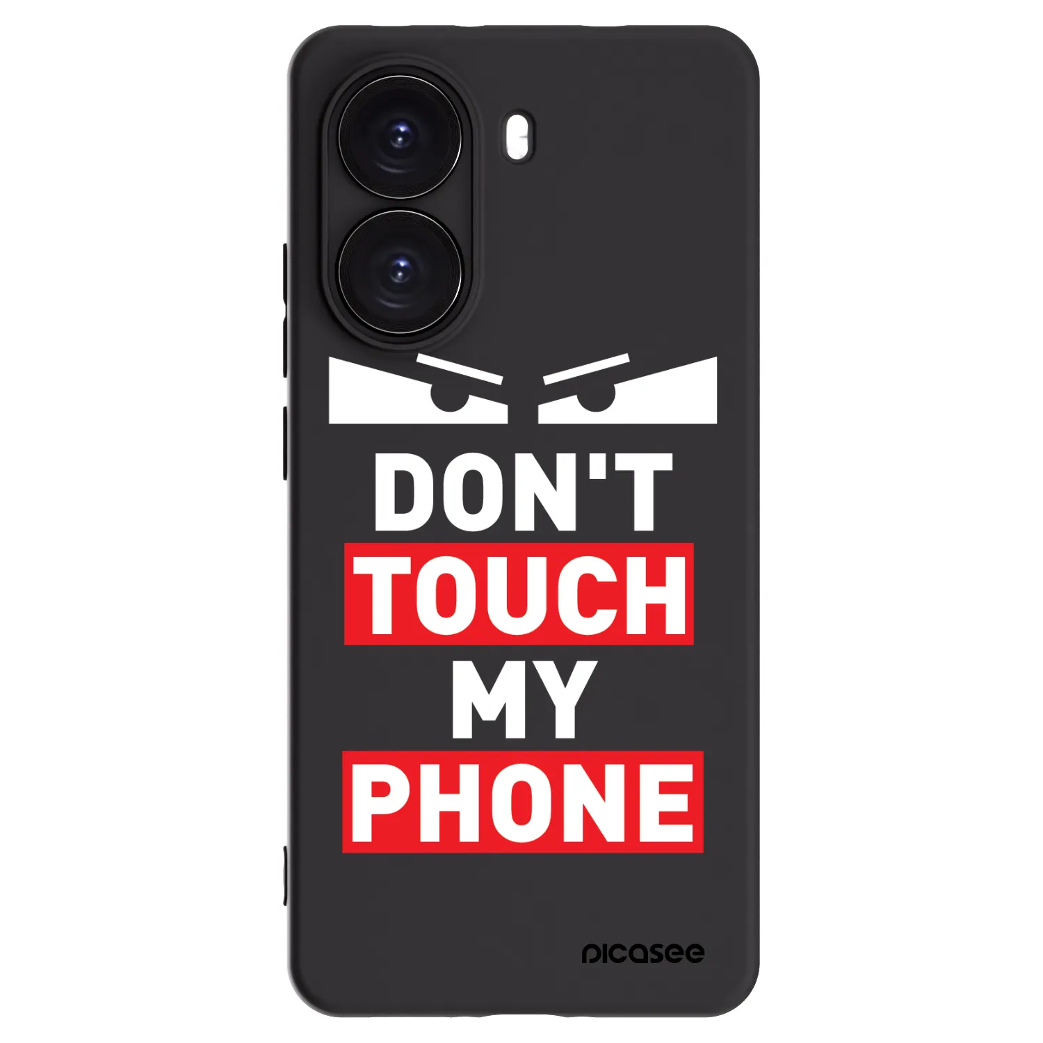 Picasee Xiaomi Poco X7 Pro 5G Hülle - Schwarzes Silikon - Shadow Eye - Transparent