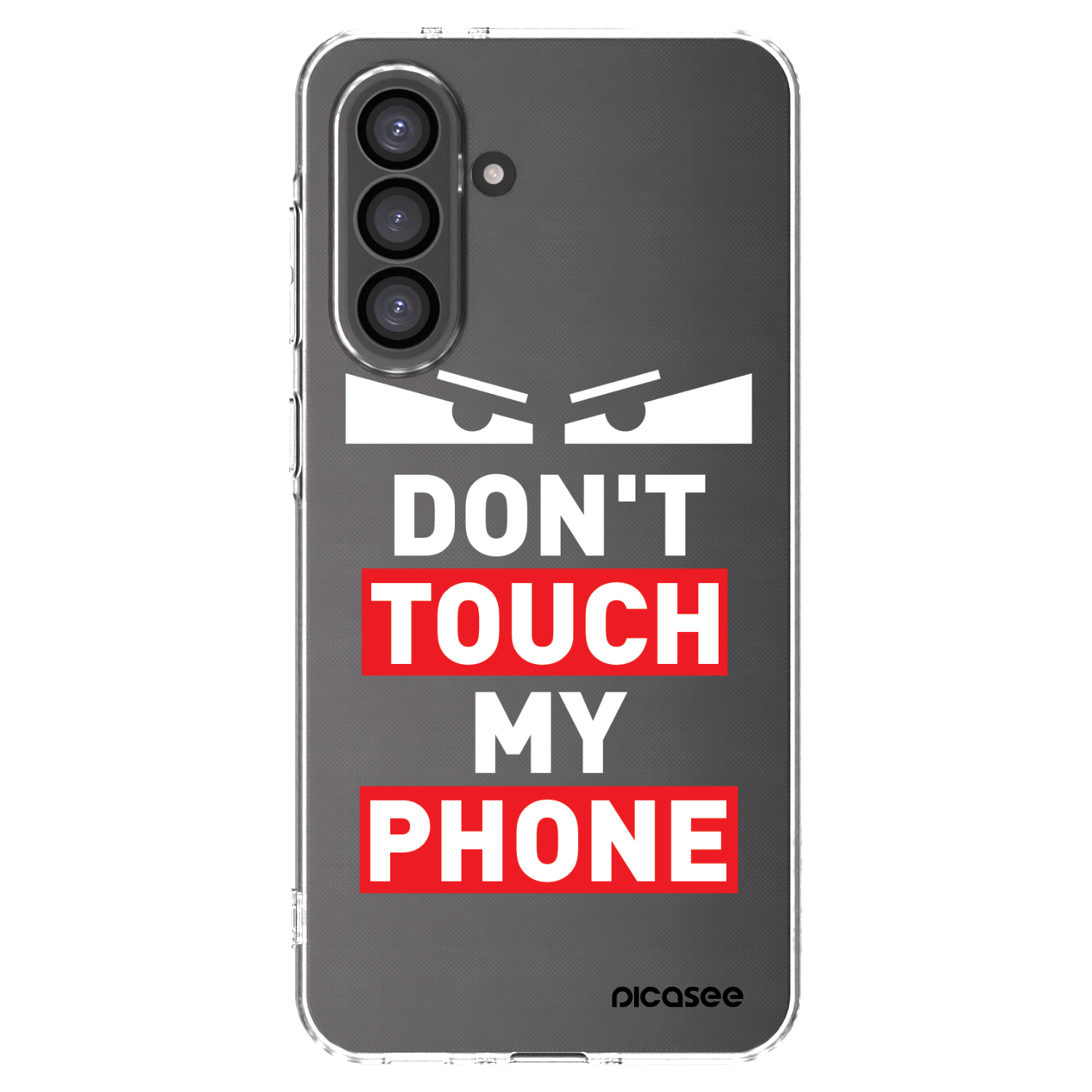 Picasee Samsung Galaxy A36 5G Hülle - Transparentes Silikon - Shadow Eye - Transparent