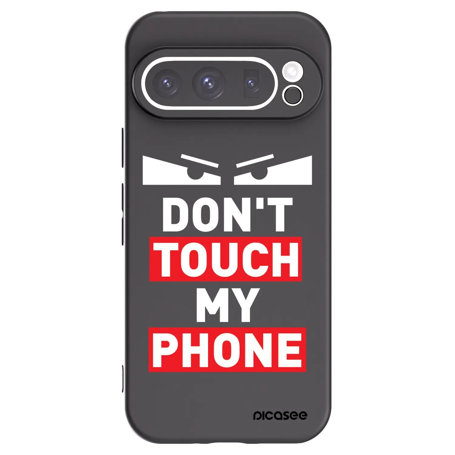 Picasee Google Pixel 9 Pro XL Hülle - Schwarzes Silikon - Shadow Eye - Transparent