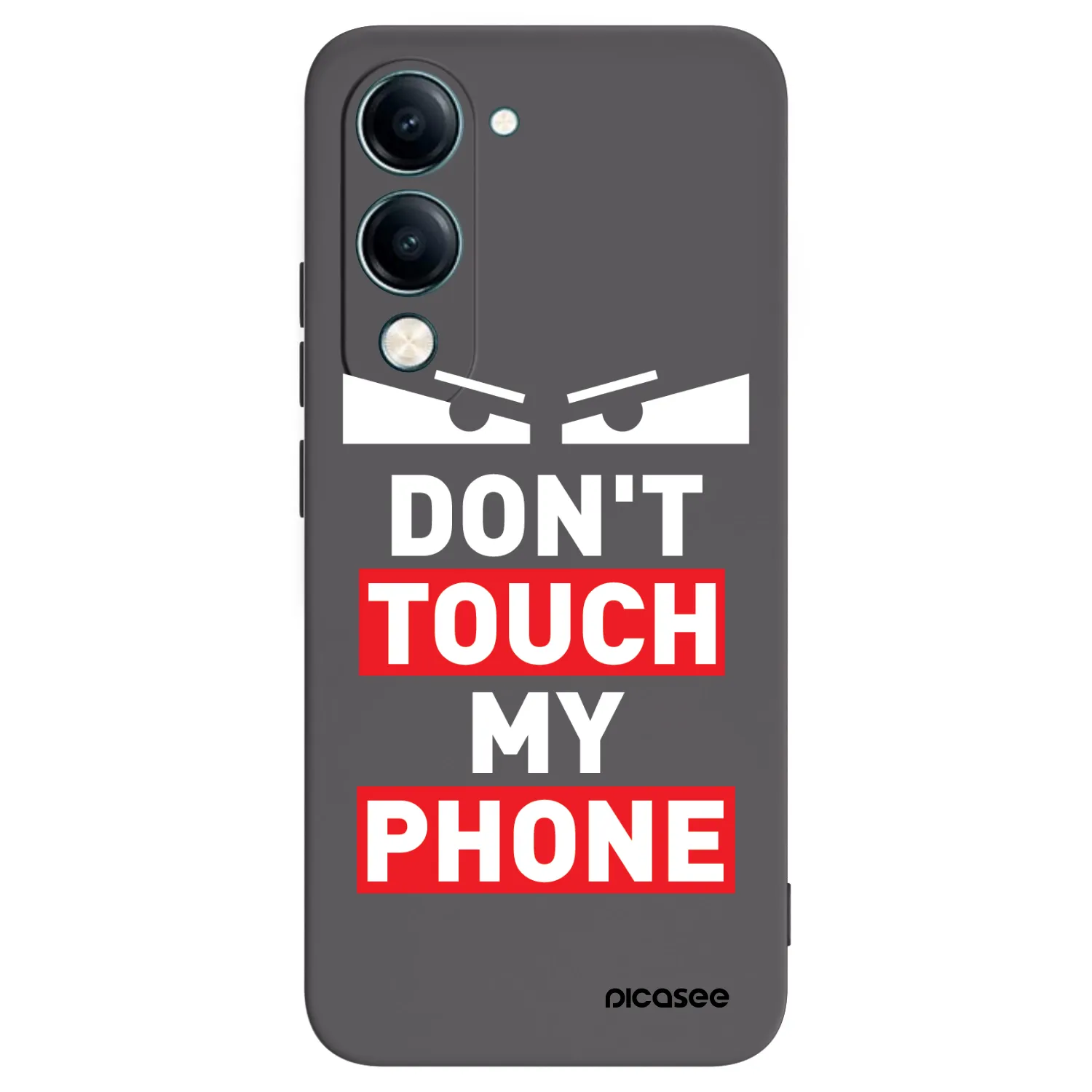 Picasee Vivo Y29s 5G Hülle - Schwarzes Silikon - Shadow Eye - Transparent