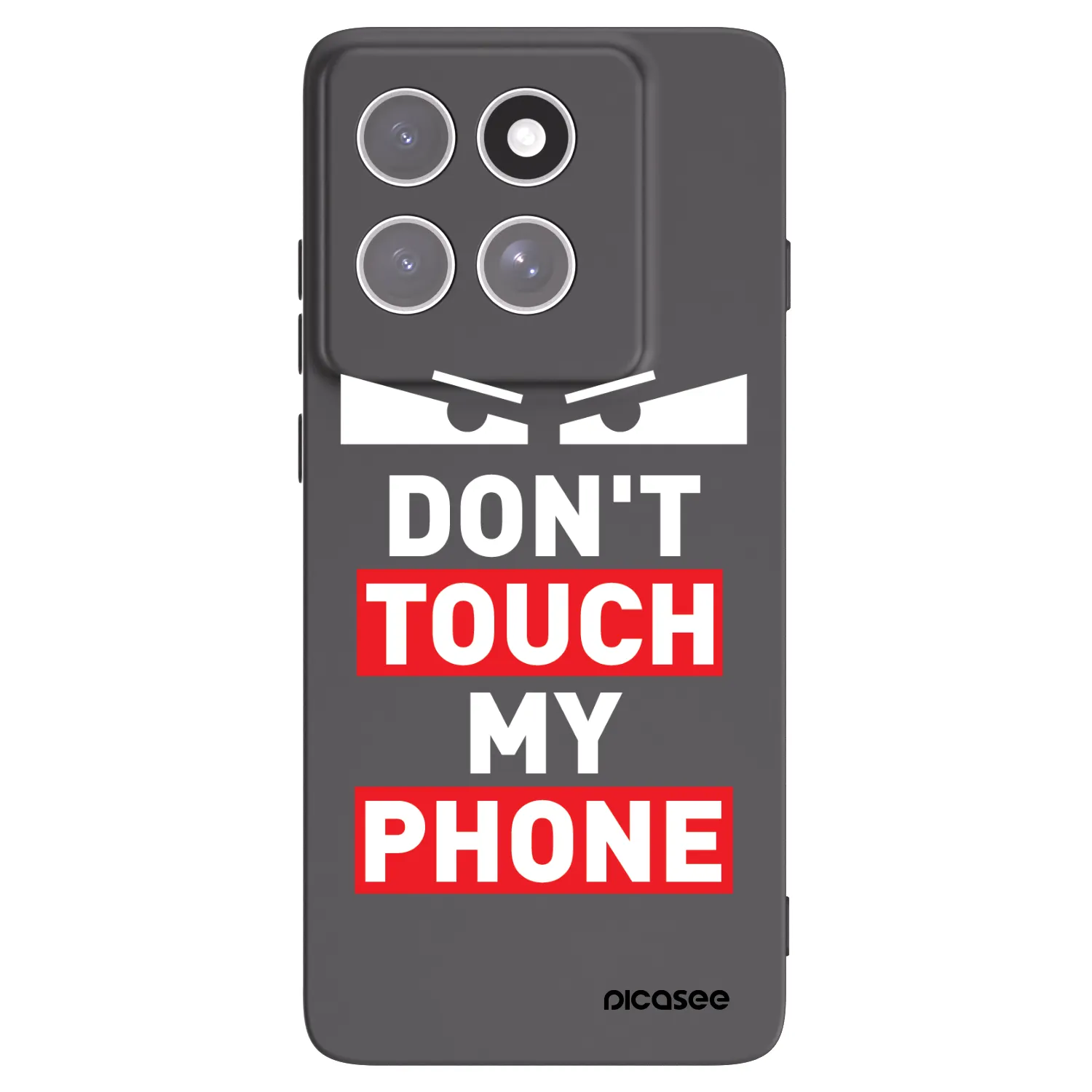 Picasee Motorola Edge 60 Fusion Hülle - Schwarzes Silikon - Shadow Eye - Transparent