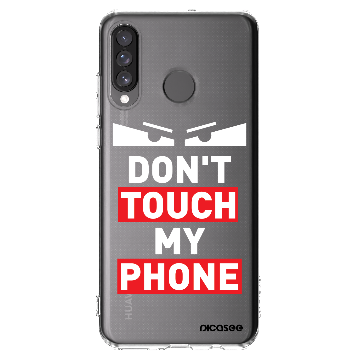 Picasee Huawei P30 Lite Hülle - Transparentes Silikon - Shadow Eye - Transparent