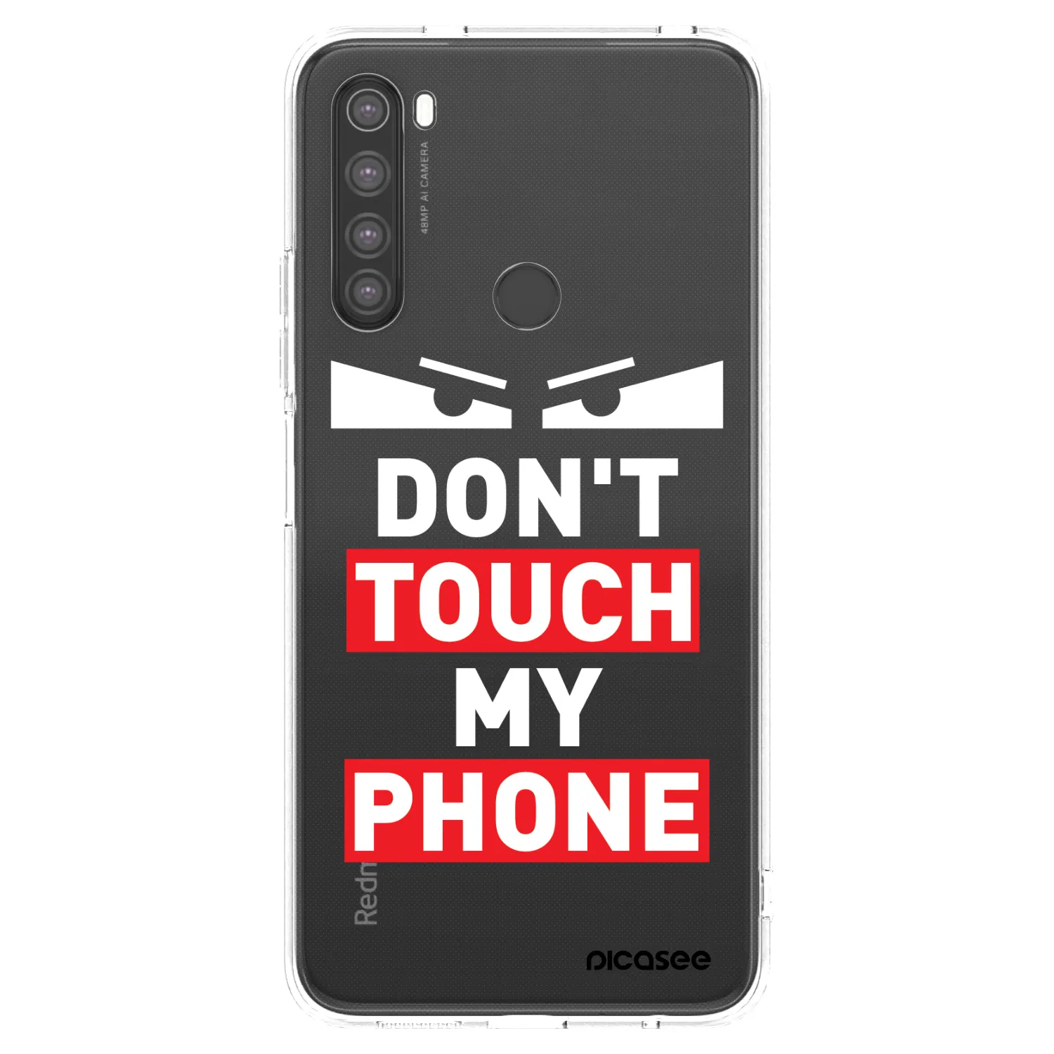 Picasee Xiaomi Redmi Note 8 Hülle - Transparentes Silikon - Shadow Eye - Transparent
