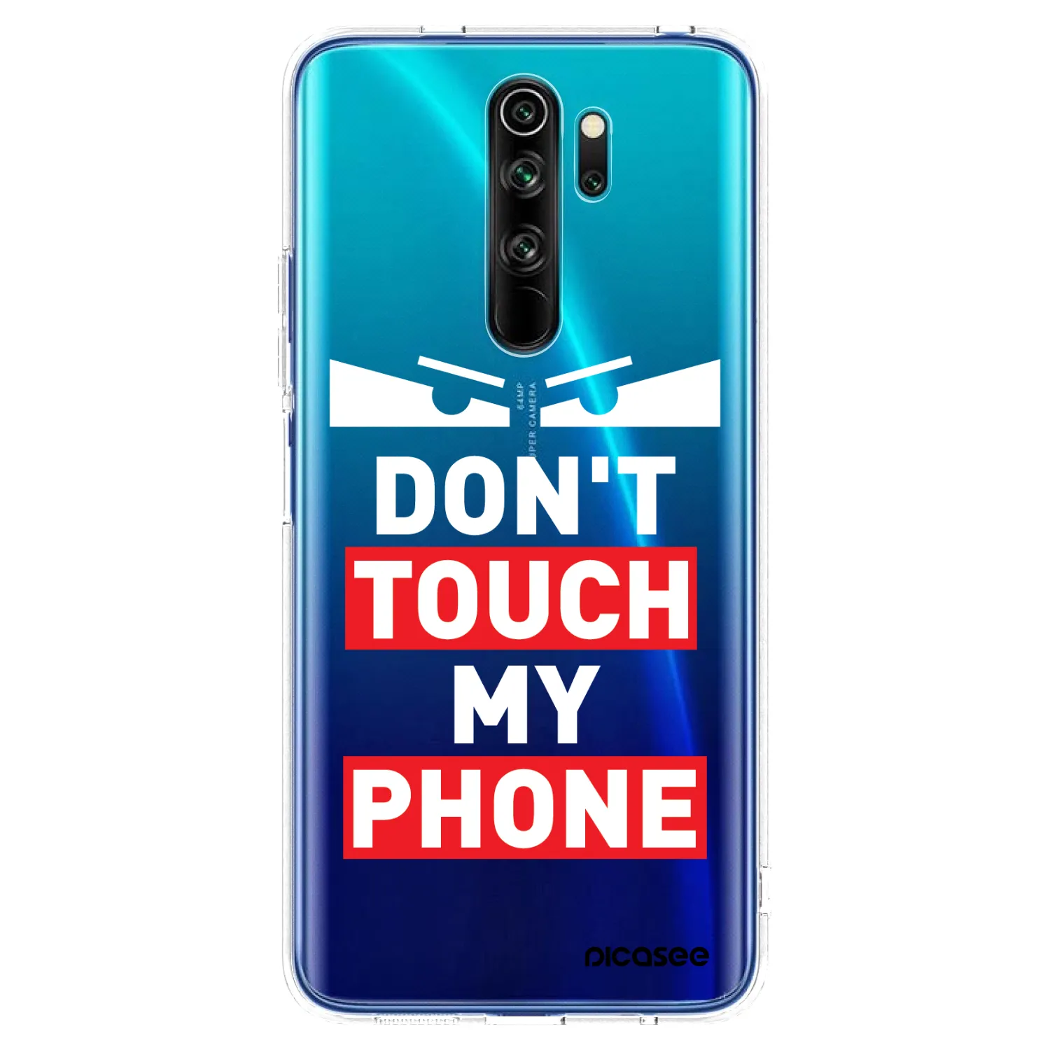 Picasee Xiaomi Redmi Note 8 Pro Hülle - Transparentes Silikon - Shadow Eye - Transparent