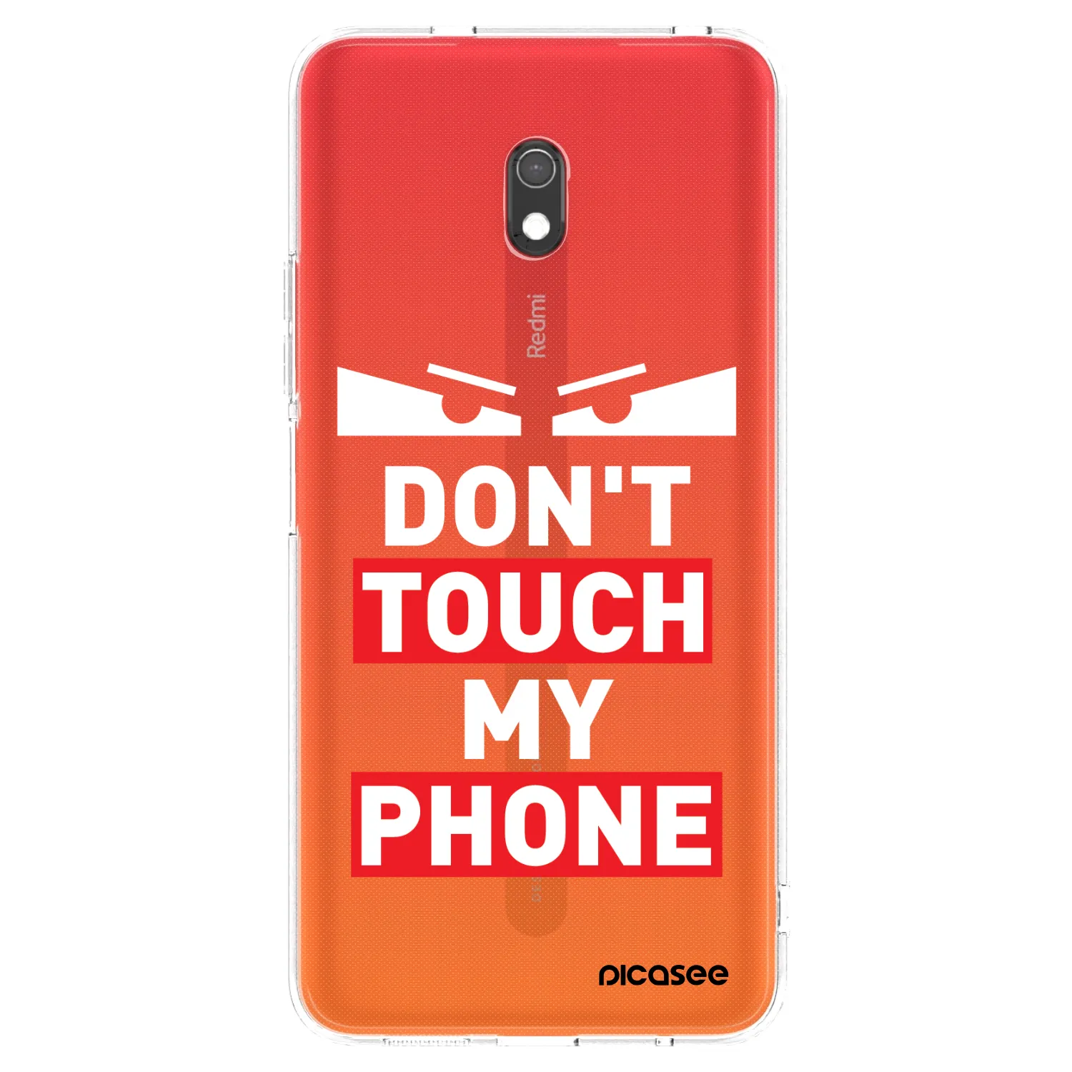 Picasee Xiaomi Redmi 8A Hülle - Transparentes Silikon - Shadow Eye - Transparent