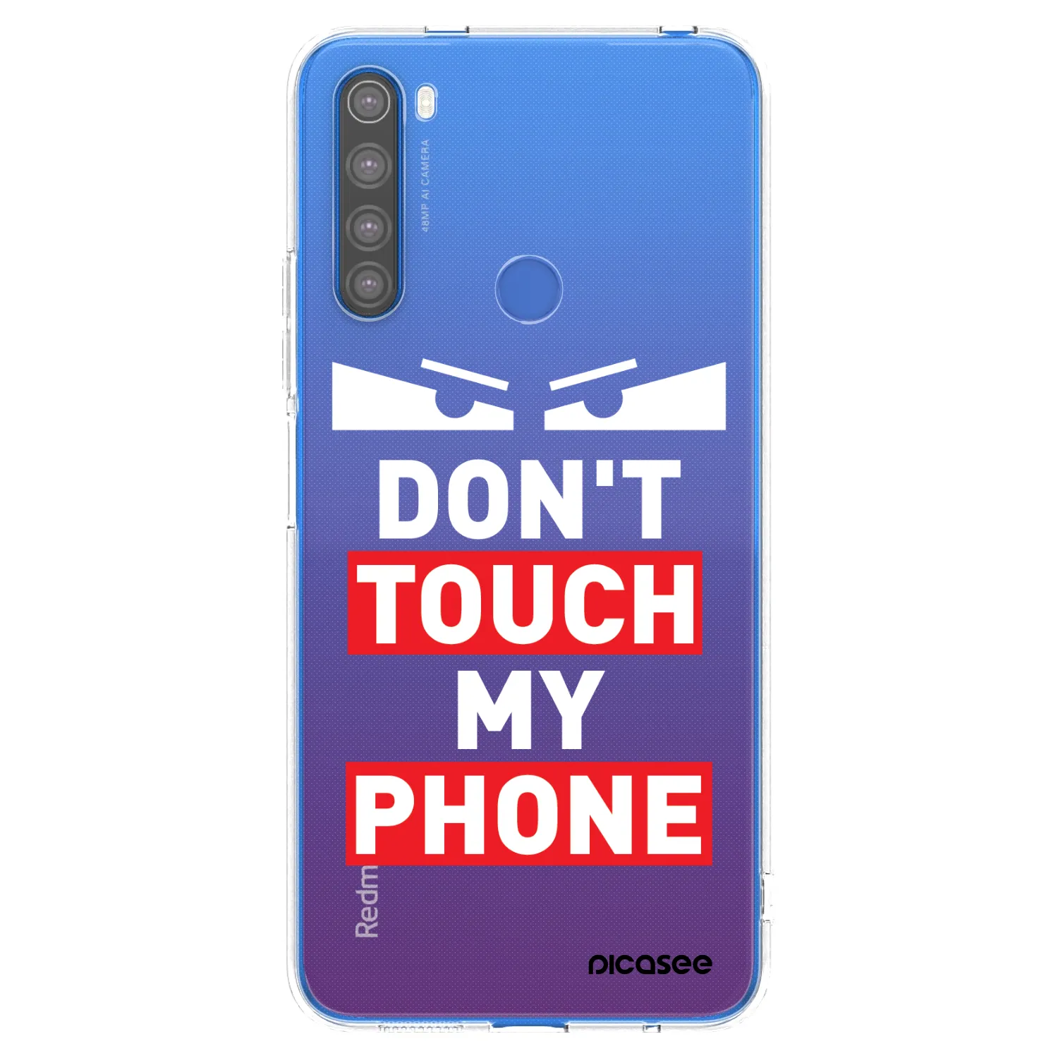 Picasee Xiaomi Redmi Note 8T Hülle - Transparentes Silikon - Shadow Eye - Transparent