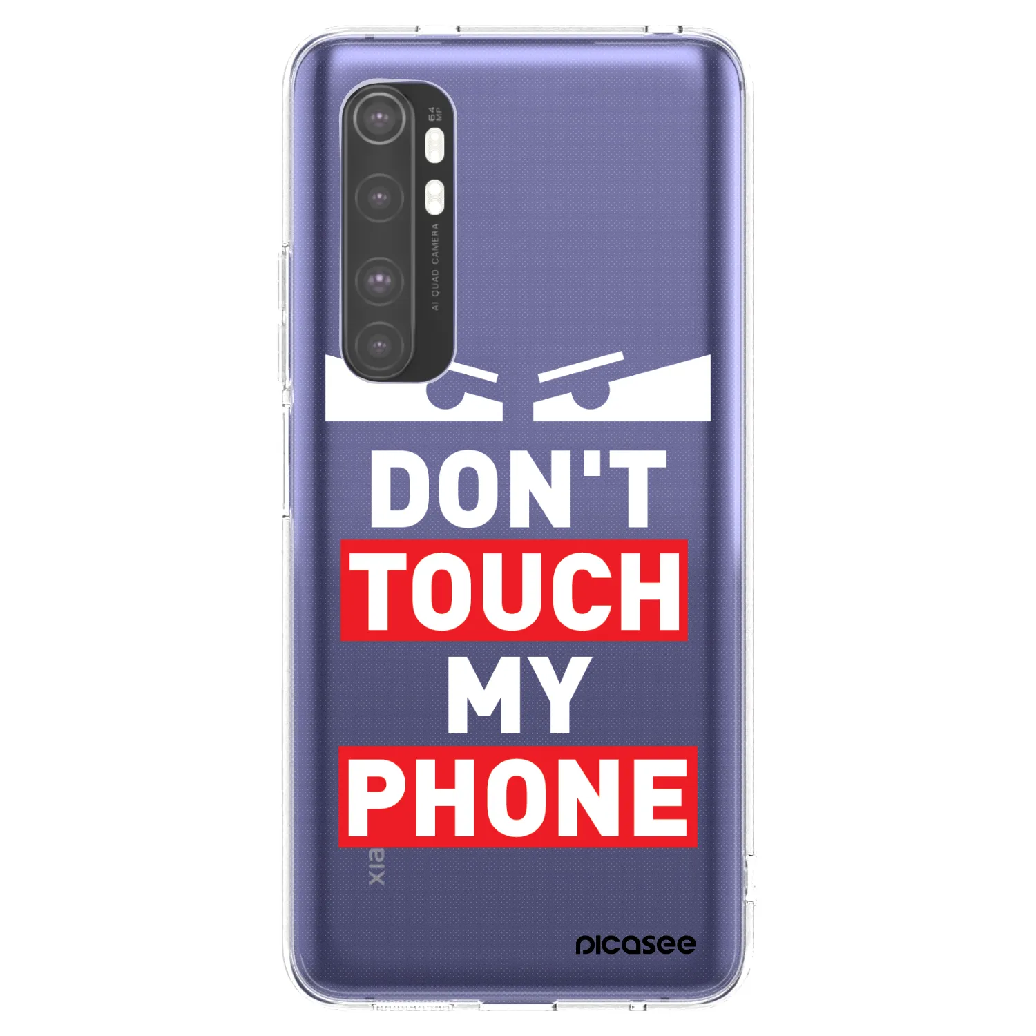 Picasee Xiaomi Mi Note 10 Lite Hülle - Transparentes Silikon - Shadow Eye - Transparent