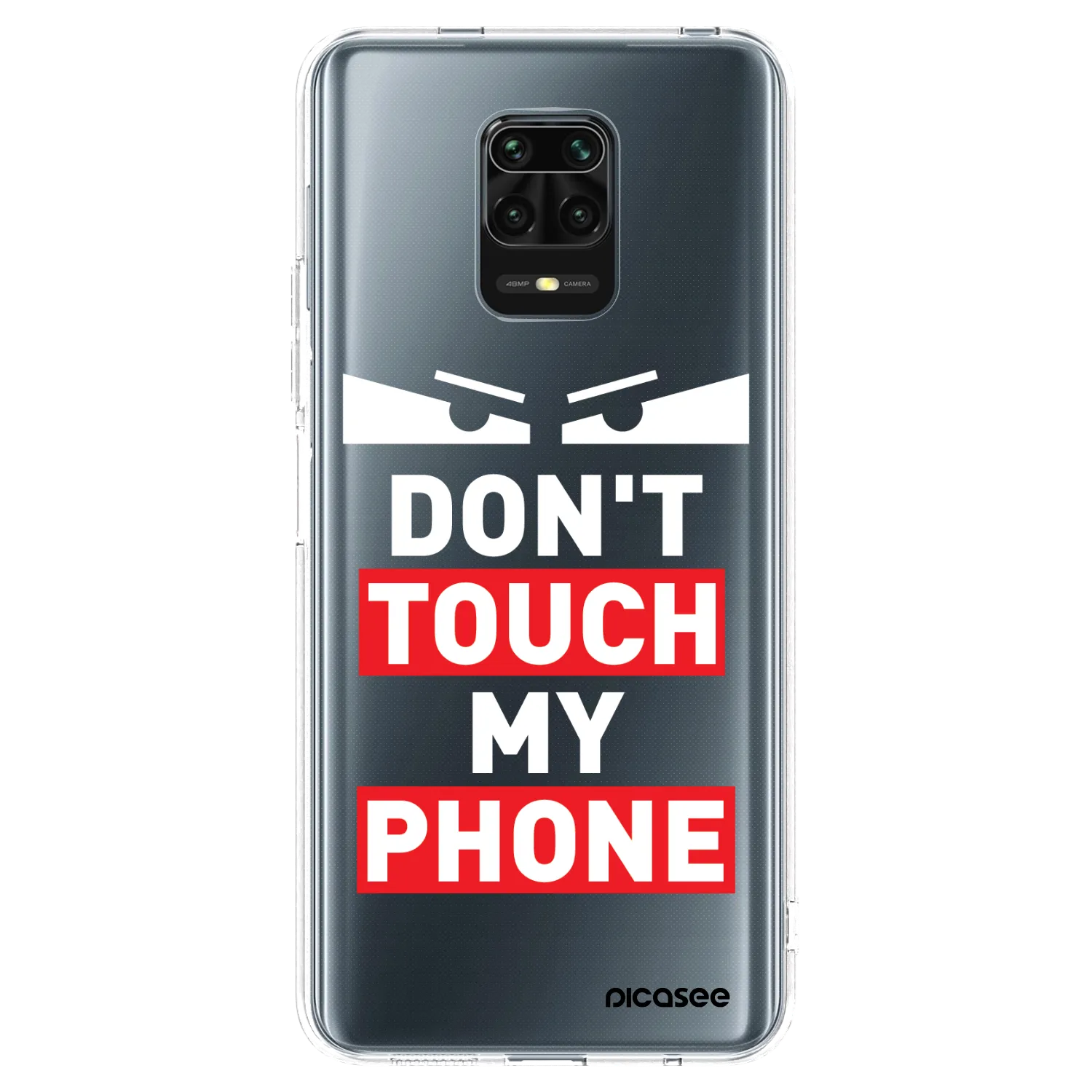 Picasee Xiaomi Redmi Note 9S Hülle - Transparentes Silikon - Shadow Eye - Transparent