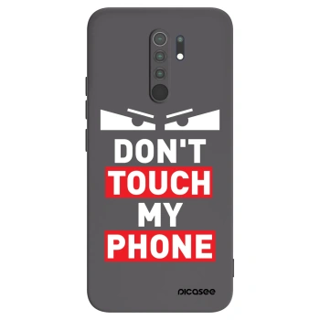 Picasee Xiaomi Redmi 9 Hülle - Schwarzes Silikon - Shadow Eye - Transparent