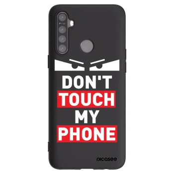 Picasee Realme 5 Hülle - Schwarzes Silikon - Shadow Eye - Transparent