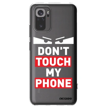 Picasee Xiaomi Redmi Note 10 Hülle - Transparentes Silikon - Shadow Eye - Transparent