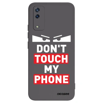 Picasee Vivo Y11s Hülle - Schwarzes Silikon - Shadow Eye - Transparent