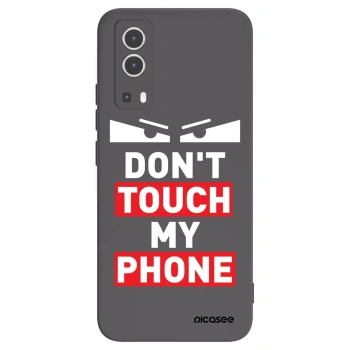 Picasee Vivo Y72 5G Hülle - Schwarzes Silikon - Shadow Eye - Transparent