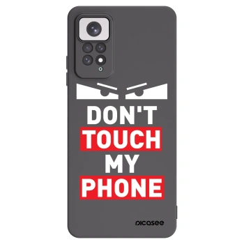Picasee Xiaomi Redmi Note 11 Hülle - Schwarzes Silikon - Shadow Eye - Transparent
