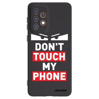 Picasee Samsung Galaxy A33 5G A336 Hülle - Schwarzes Silikon - Shadow Eye - Transparent
