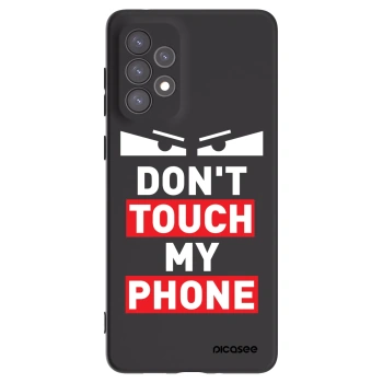 Picasee Samsung Galaxy A73 5G Hülle - Schwarzes Silikon - Shadow Eye - Transparent
