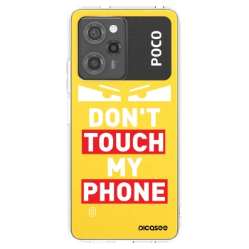 Picasee Xiaomi Poco X5 Pro Hülle - Schwarzes Silikon - Shadow Eye - Transparent