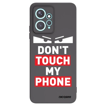 Picasee Xiaomi Redmi Note 12 4G Hülle - Schwarzes Silikon - Shadow Eye - Transparent