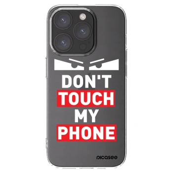 Picasee Apple iPhone 15 Pro Hülle - Transparentes Silikon - Shadow Eye - Transparent