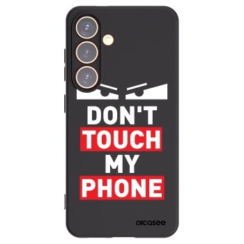Picasee Samsung Galaxy S24 S921B 5G Hülle - Schwarzes Silikon - Shadow Eye - Transparent