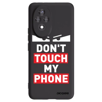 Picasee Honor 200 5G Hülle - Schwarzes Silikon - Shadow Eye - Transparent