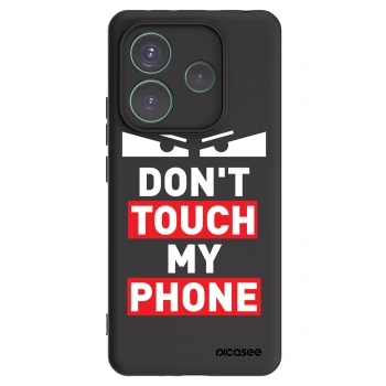 Picasee Xiaomi Redmi Note 14 5G Hülle - Schwarzes Silikon - Shadow Eye - Transparent